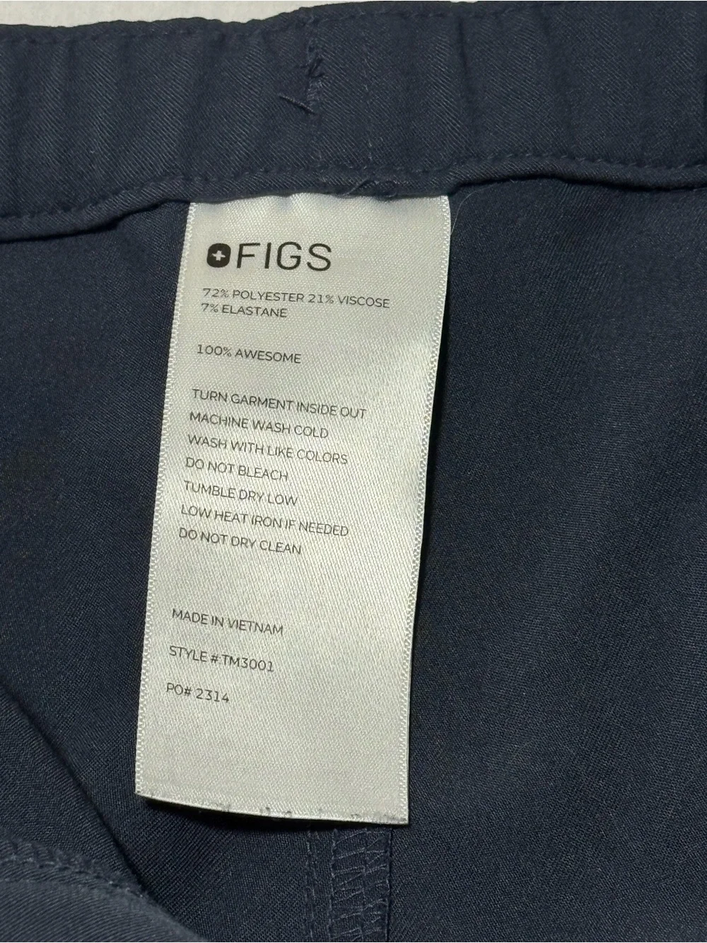 FIGS Technical Collection Men's Cairo Cargo Scrub Pants Gray Size Large